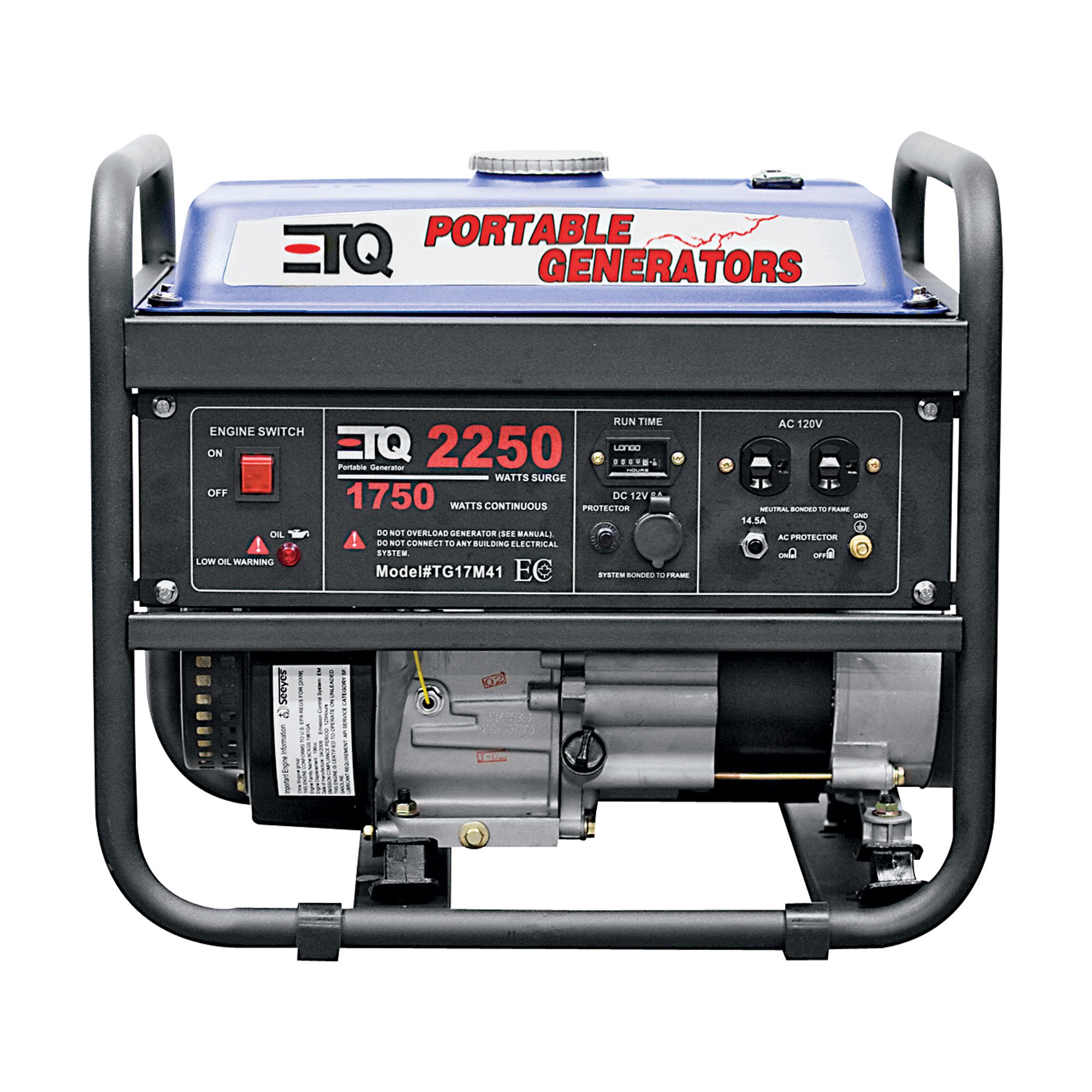 ETQ Portable Generator — 2250 Watts, Model TG17M41 Northern Tool